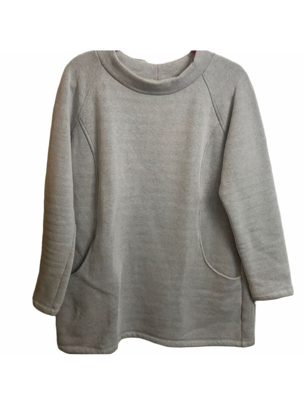 Grey Houndstooth Oversized Tunic
